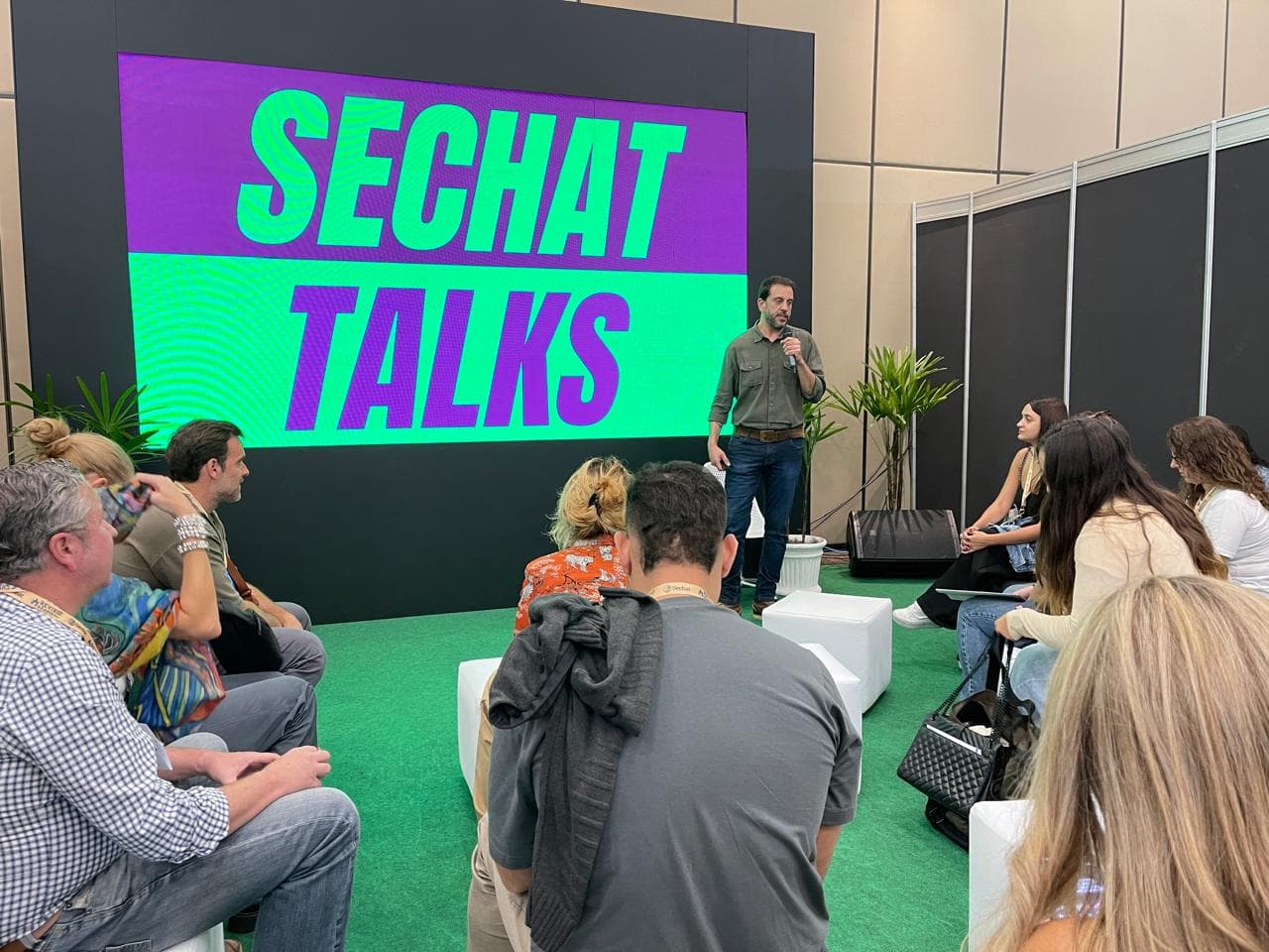 Sechat Talks traz palco interativo na Cannabis Fair 2026 e já reúne mais de 50 especialistas confirmados